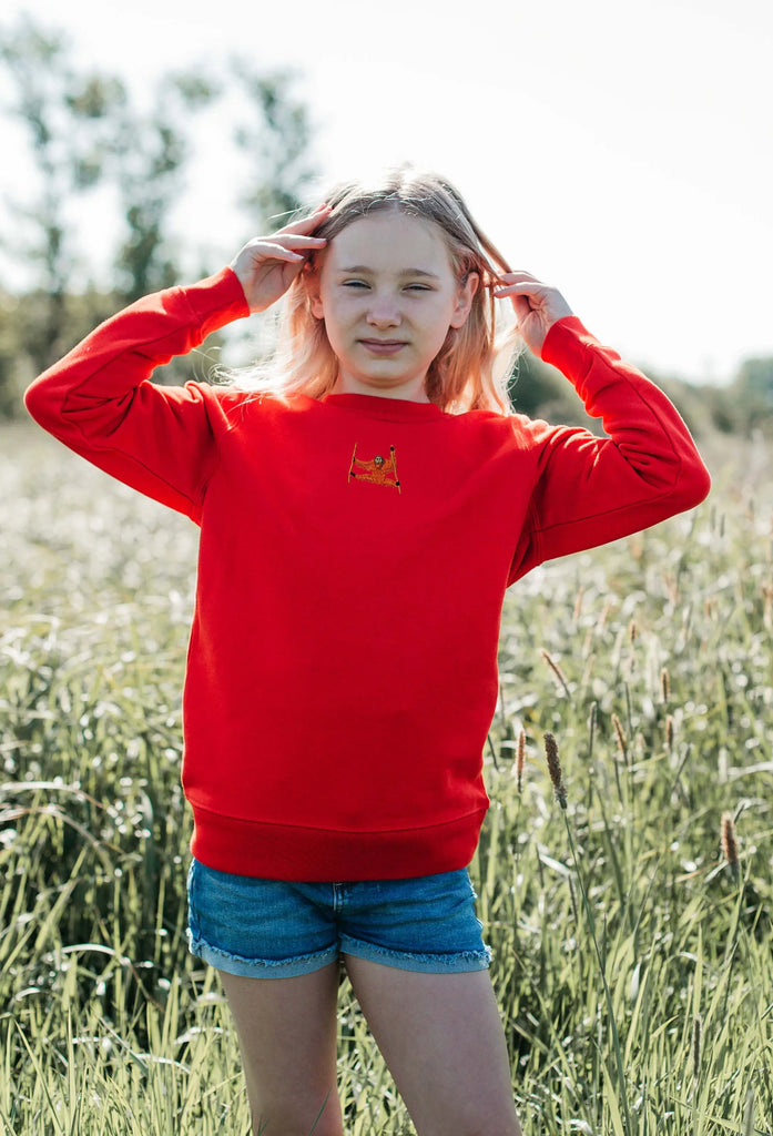 orangutan childrens sweatshirt Big Wild Thought