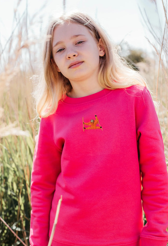 orangutan childrens sweatshirt Big Wild Thought
