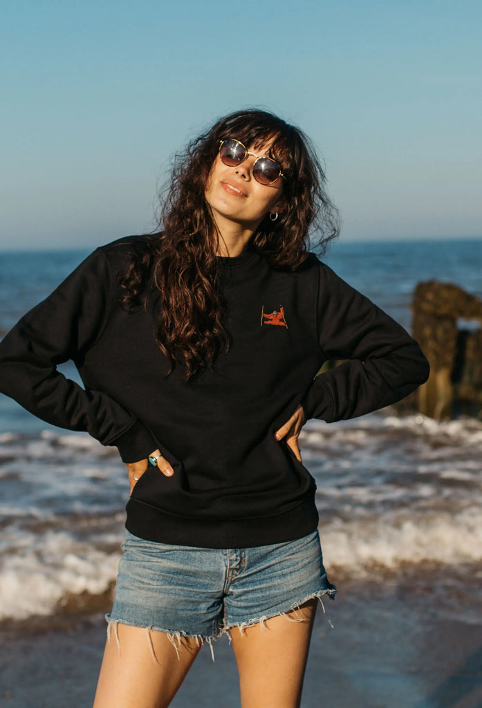 orangutan womens sweatshirt Big Wild Thought