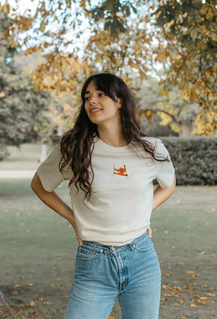orangutan womens t-shirt Big Wild Thought
