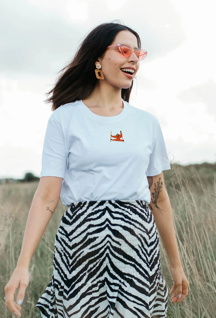 orangutan womens t-shirt Big Wild Thought