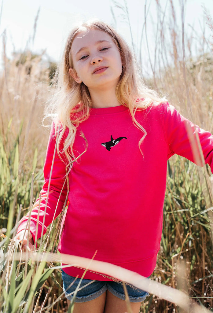 orca childrens sweatshirt Big Wild Thought