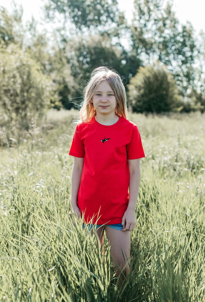 orca childrens t-shirt Big Wild Thought