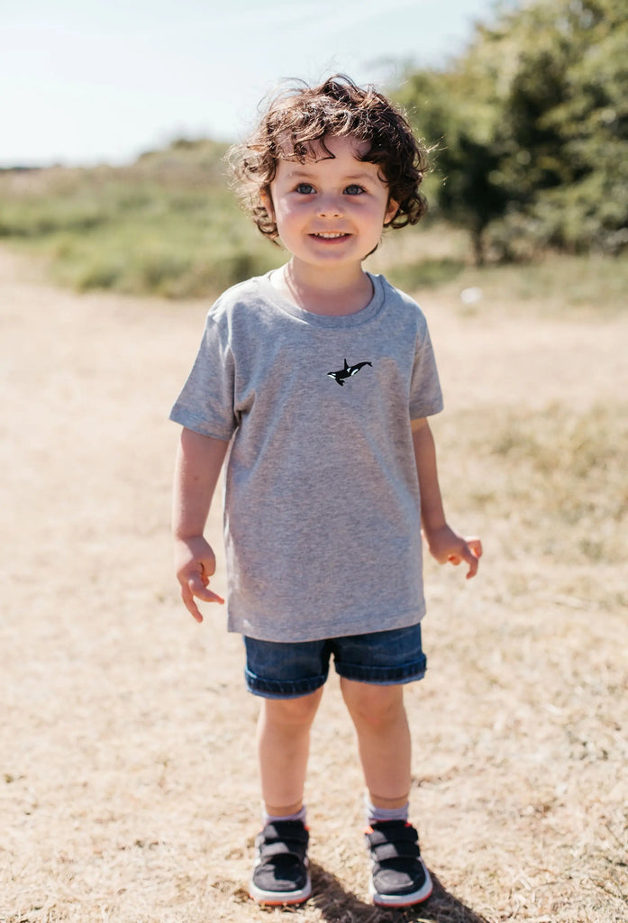 orca childrens t-shirt Big Wild Thought
