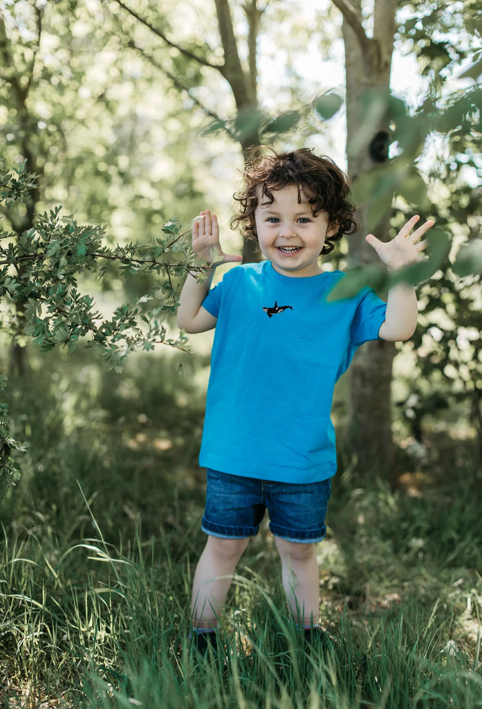 orca childrens t-shirt Big Wild Thought