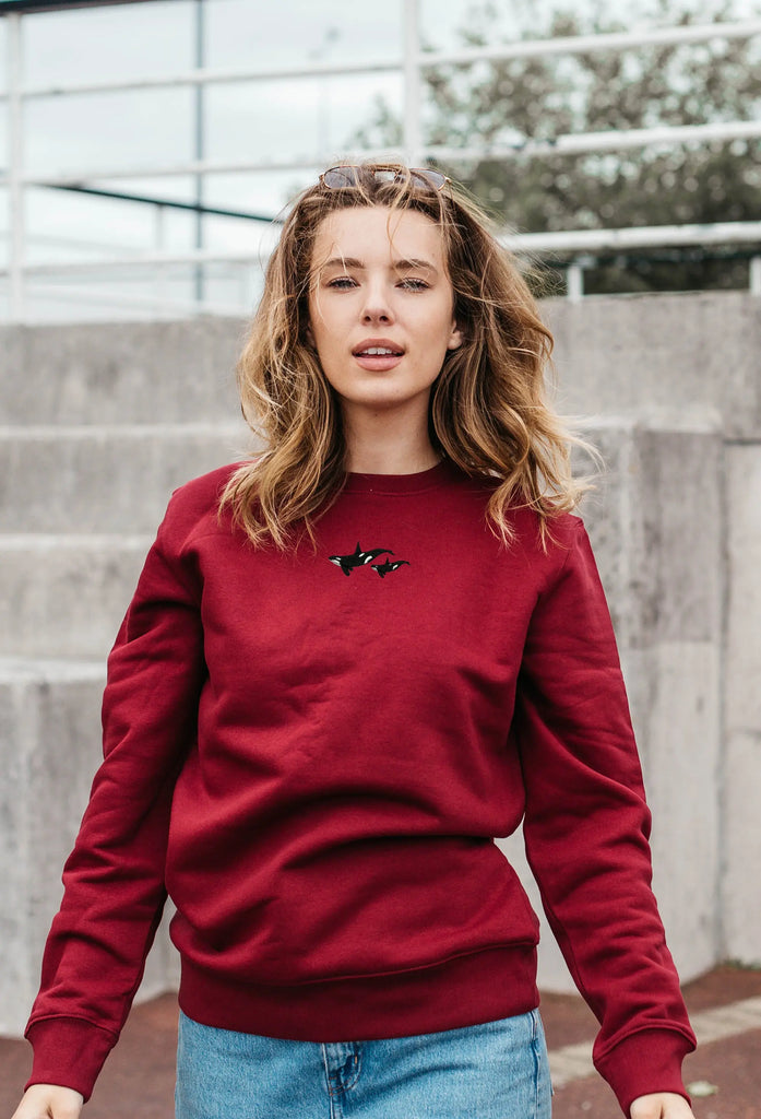 orca duo womens sweatshirt Big Wild Thought