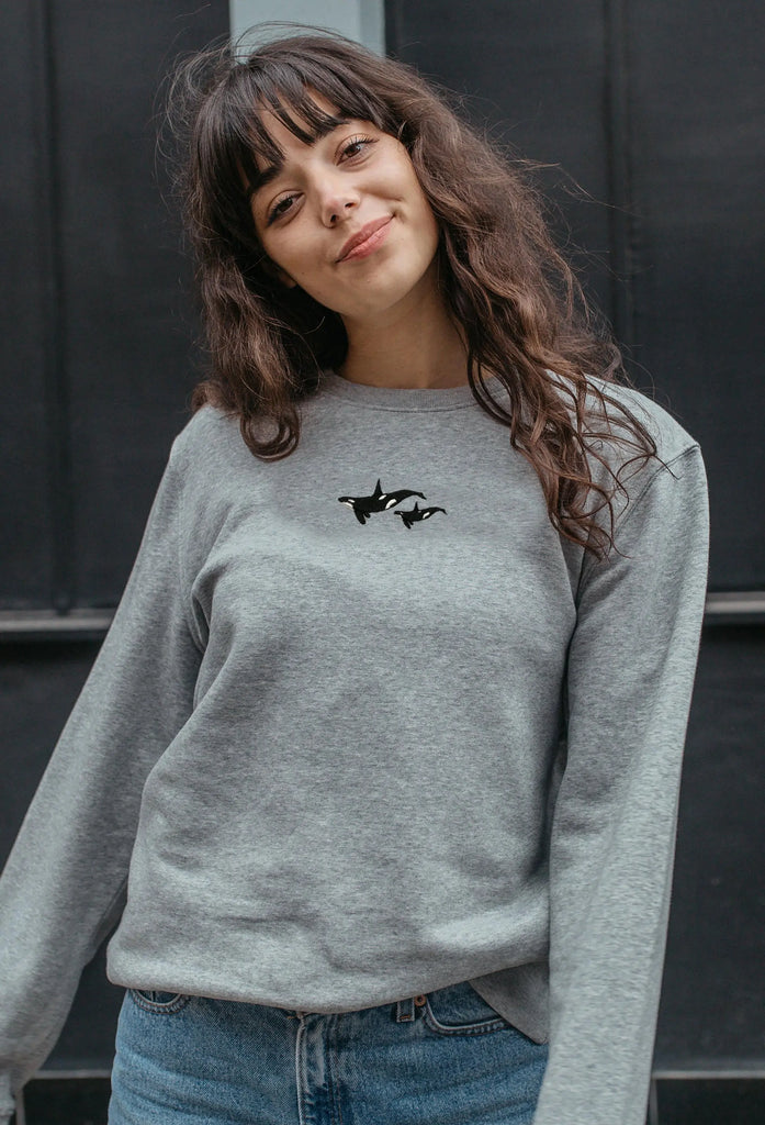 orca duo womens sweatshirt Big Wild Thought