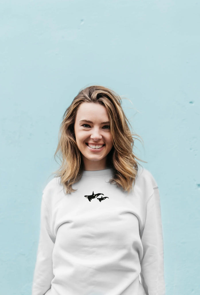 orca duo womens sweatshirt Big Wild Thought