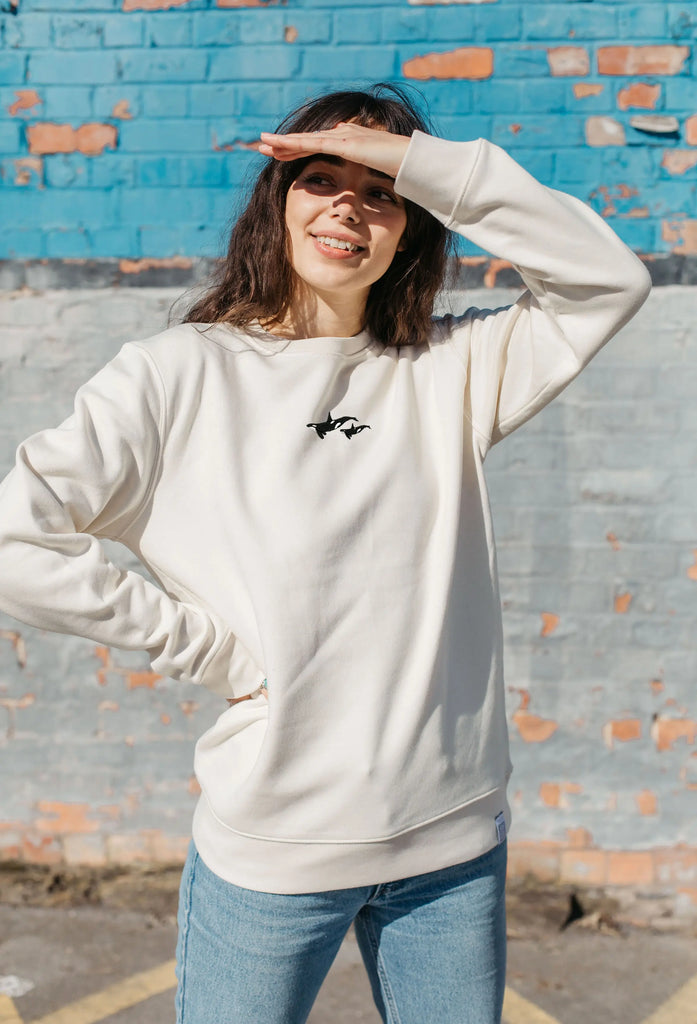 orca duo womens sweatshirt Big Wild Thought