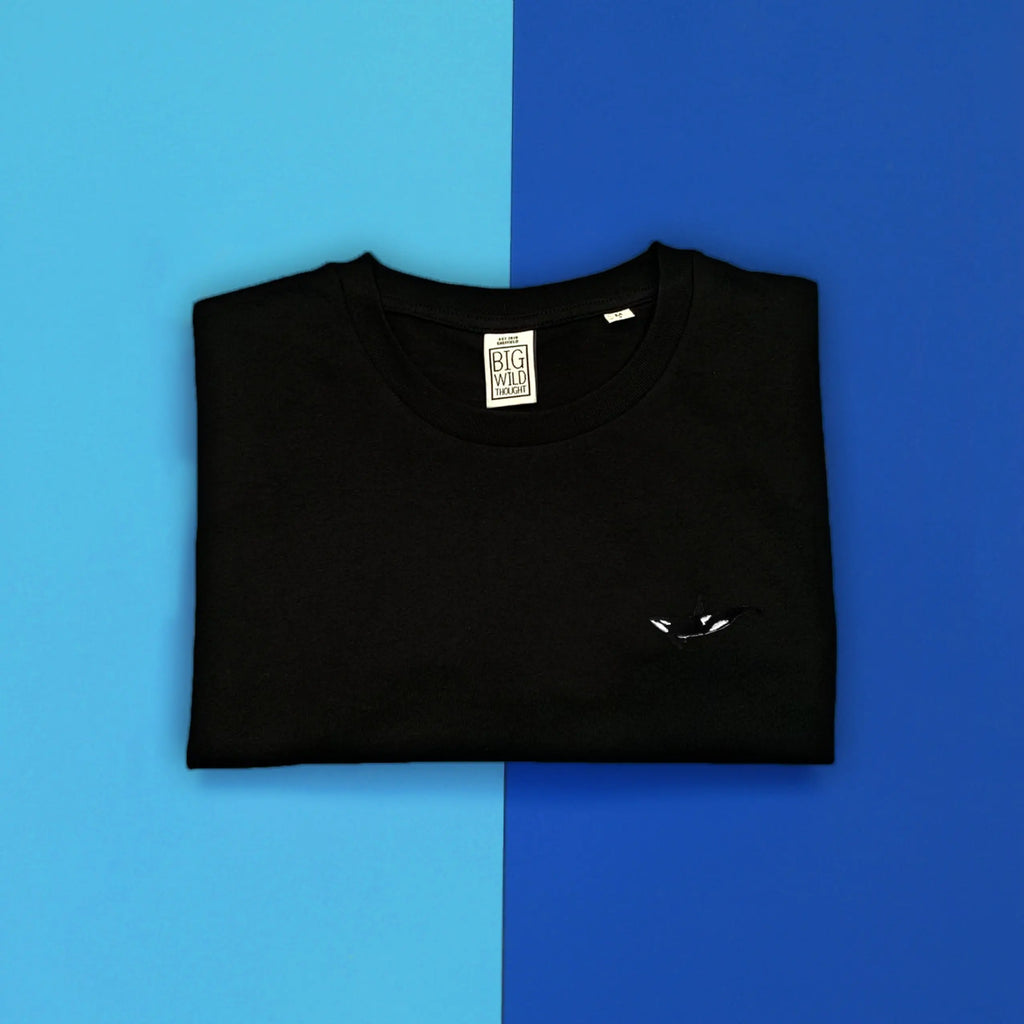 orca mens t-shirt Big Wild Thought