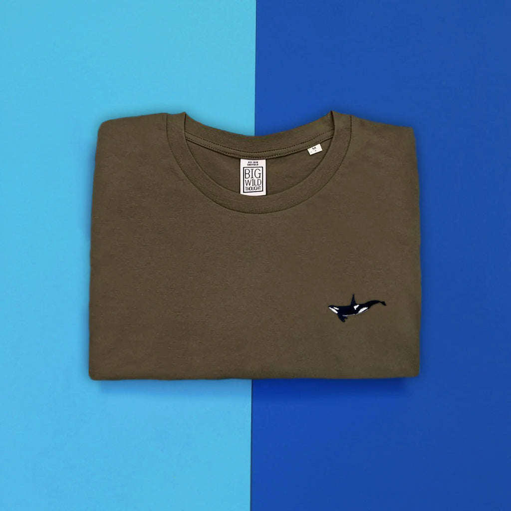 orca mens t-shirt Big Wild Thought