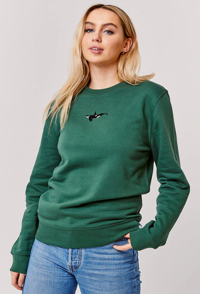 orca womens sweatshirt Big Wild Thought