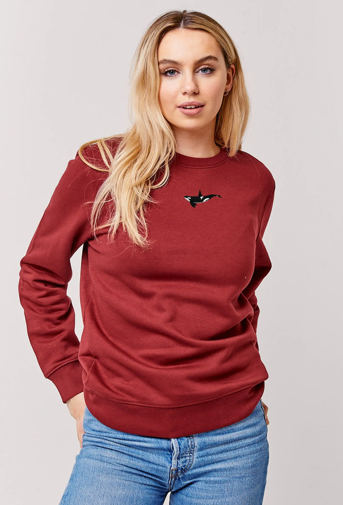 orca womens sweatshirt Big Wild Thought