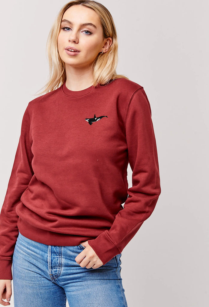 orca womens sweatshirt Big Wild Thought