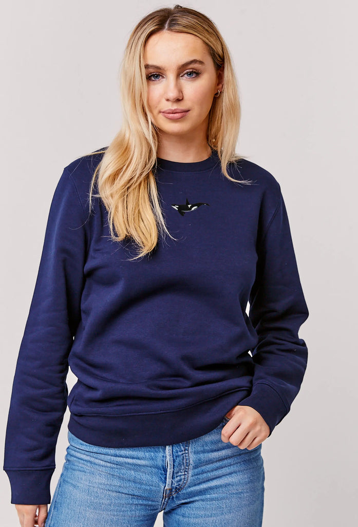 orca womens sweatshirt Big Wild Thought