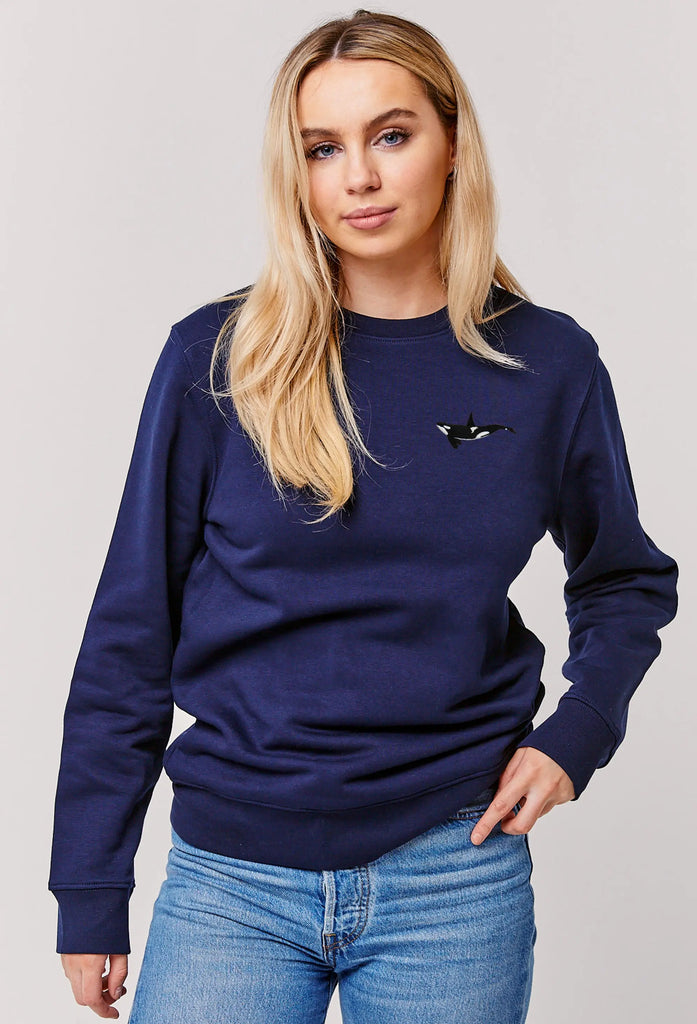 orca womens sweatshirt Big Wild Thought