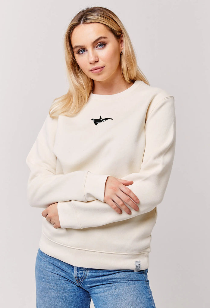 orca womens sweatshirt Big Wild Thought