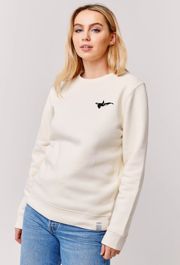 orca womens sweatshirt Big Wild Thought