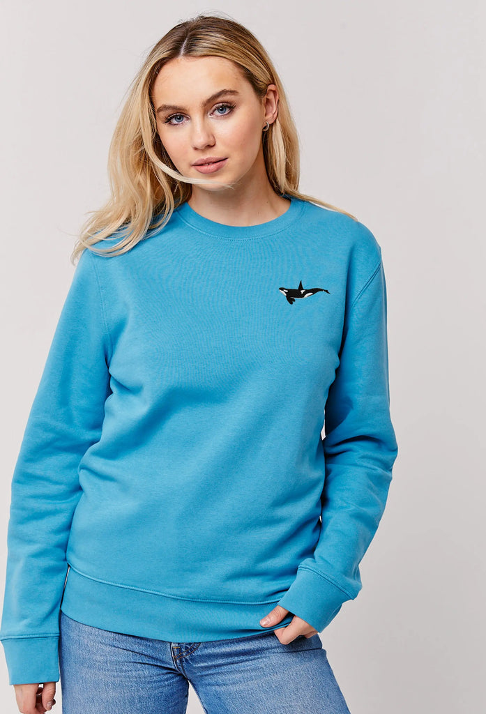 orca womens sweatshirt Big Wild Thought