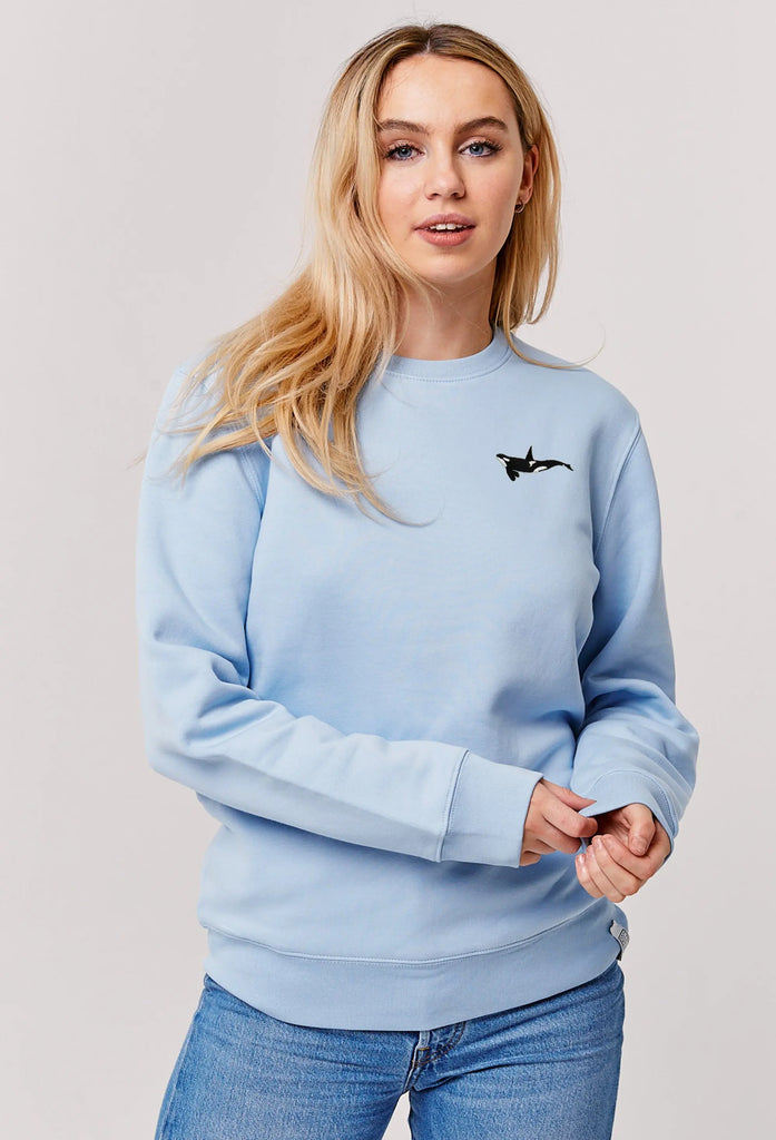 orca womens sweatshirt Big Wild Thought