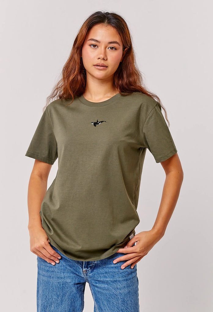 orca womens t-shirt Big Wild Thought