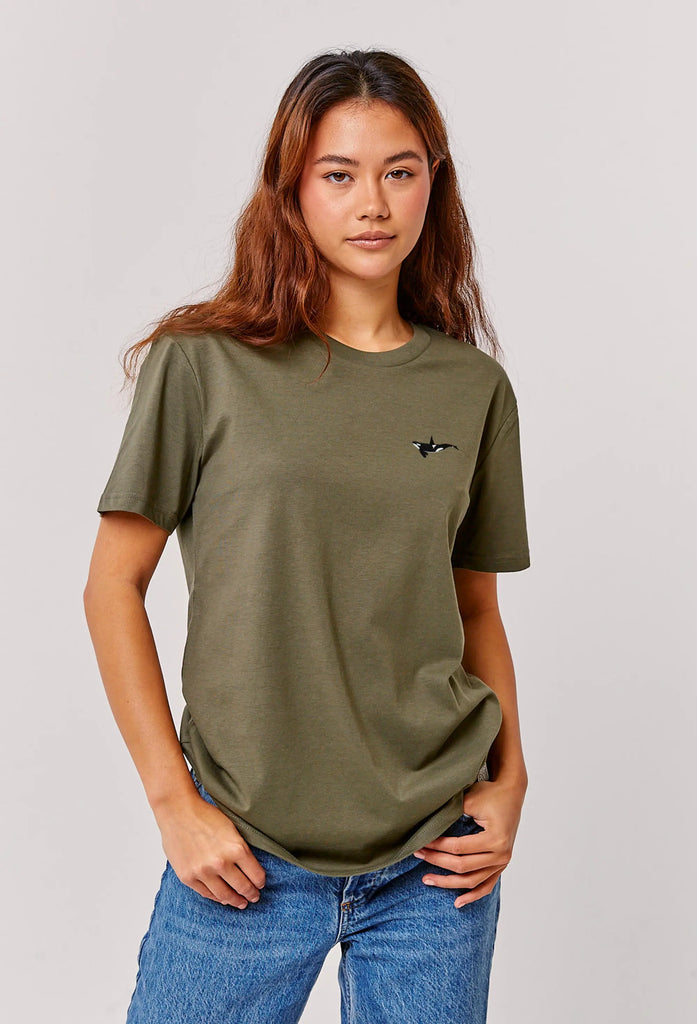 orca womens t-shirt Big Wild Thought