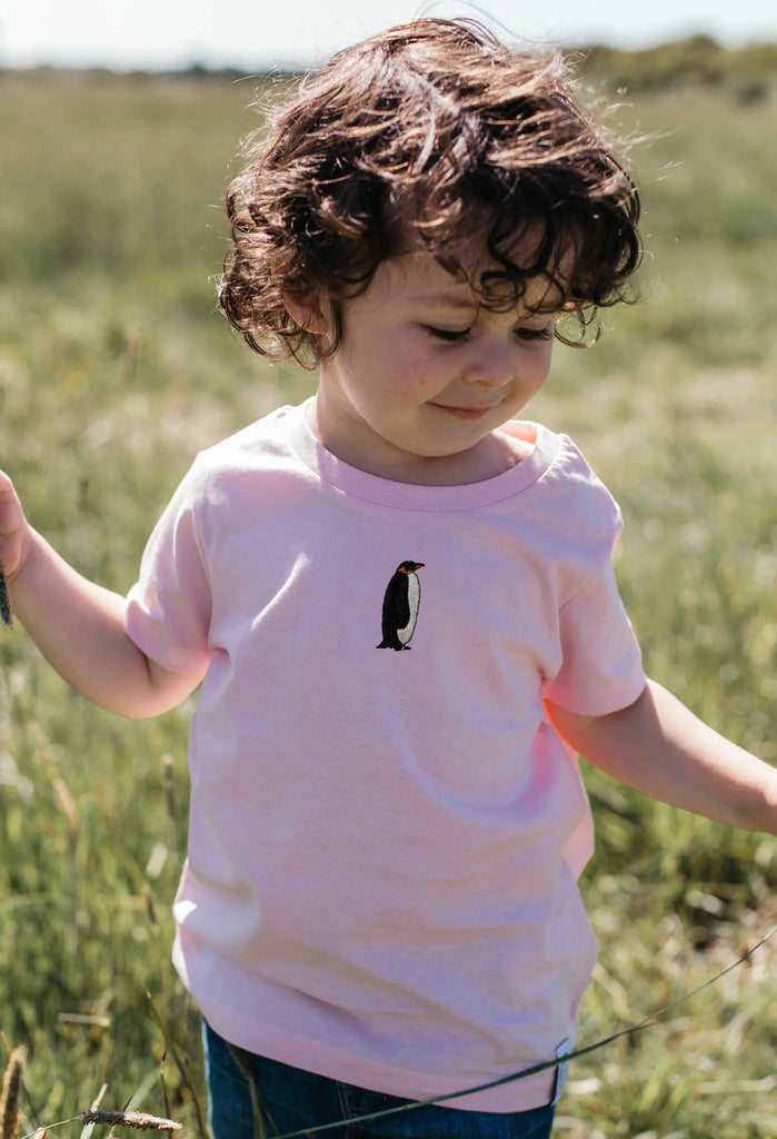 penguin childrens t-shirt Big Wild Thought