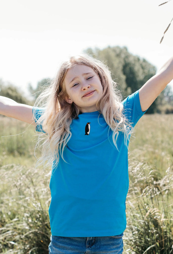 penguin childrens t-shirt Big Wild Thought