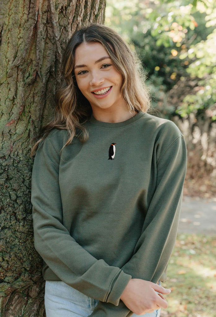 penguin womens sweatshirt Big Wild Thought