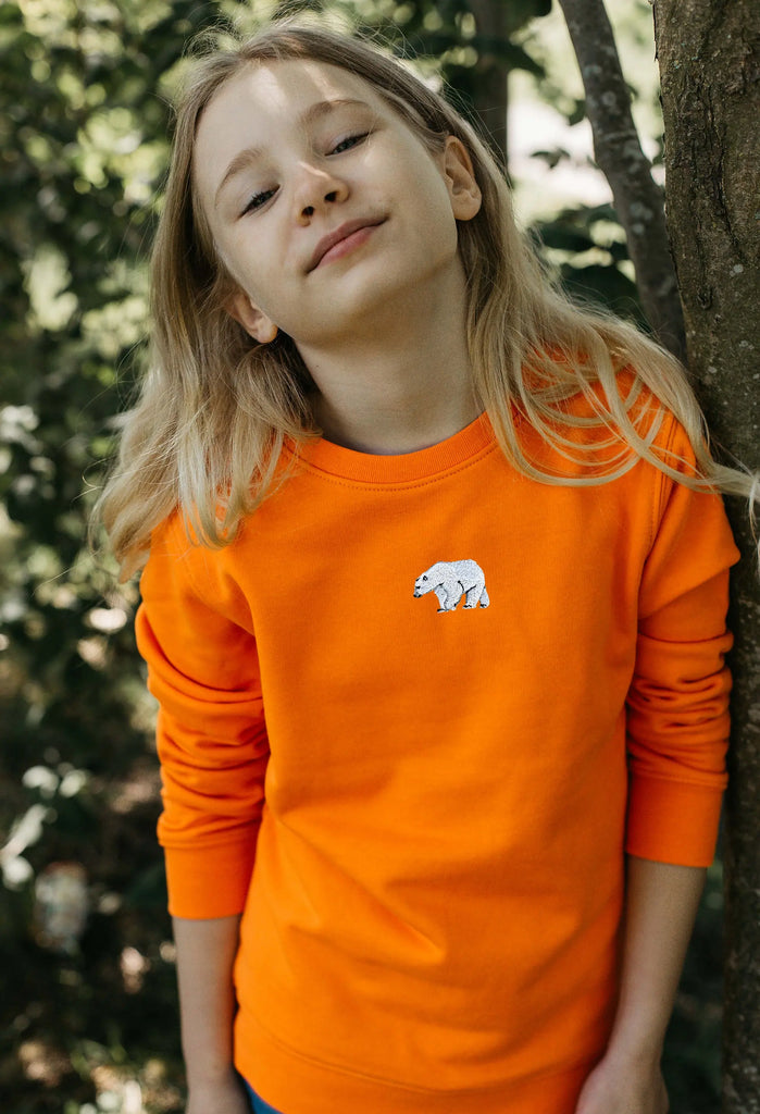 polar bear childrens sweatshirt Big Wild Thought