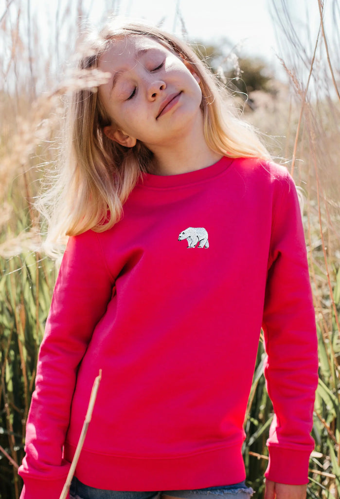 polar bear childrens sweatshirt Big Wild Thought