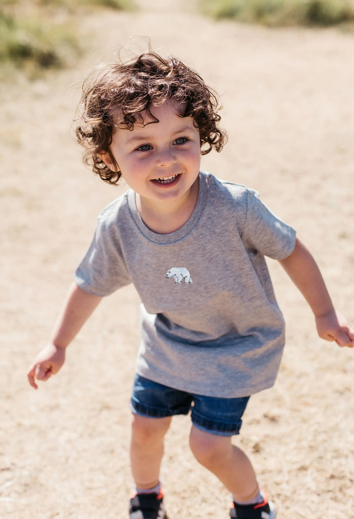 polar bear childrens t-shirt Big Wild Thought