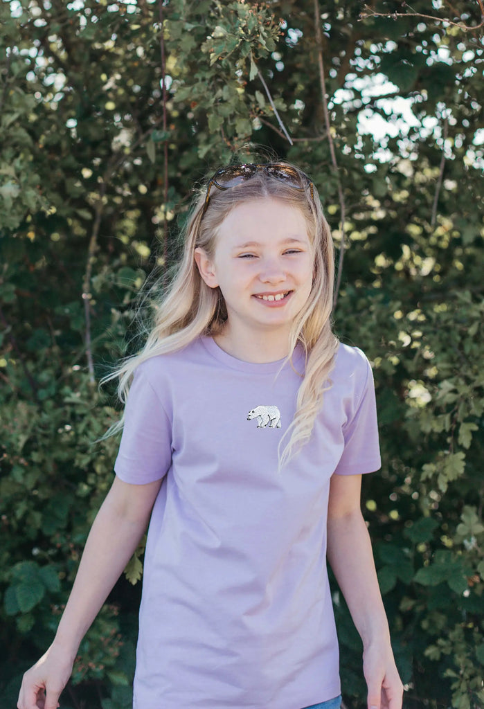 polar bear childrens t-shirt Big Wild Thought