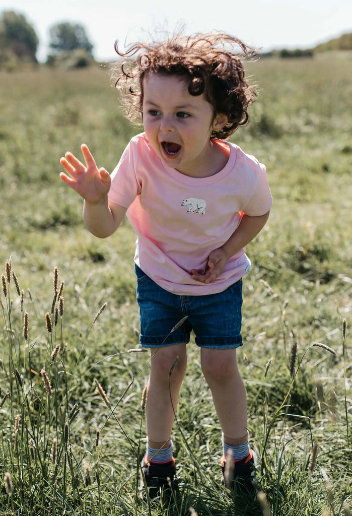 polar bear childrens t-shirt Big Wild Thought