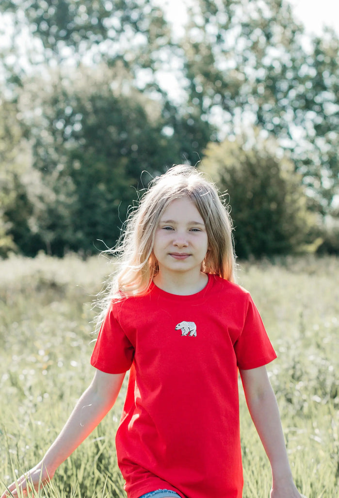 polar bear childrens t-shirt Big Wild Thought