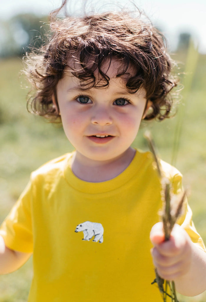 polar bear childrens t-shirt Big Wild Thought