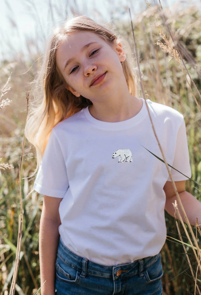polar bear childrens t-shirt Big Wild Thought