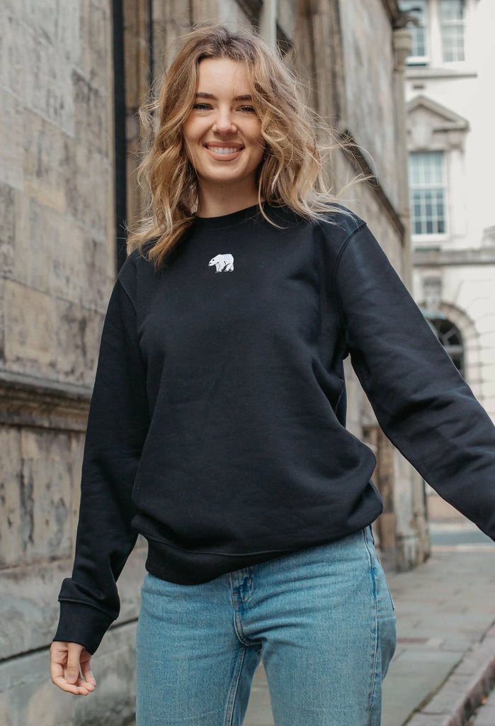 polar bear womens sweatshirt Big Wild Thought