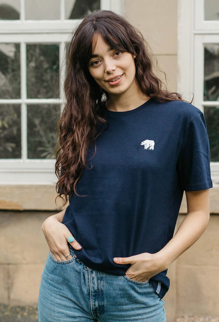 polar bear womens t-shirt Big Wild Thought