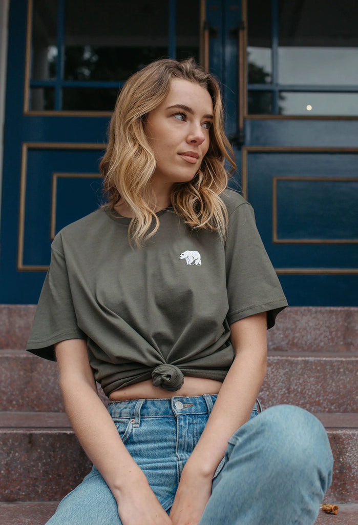 polar bear womens t-shirt Big Wild Thought