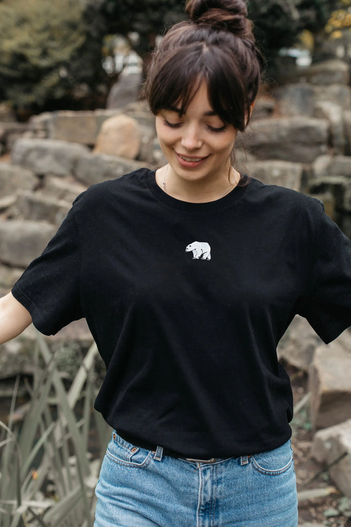 polar bear womens t-shirt Big Wild Thought