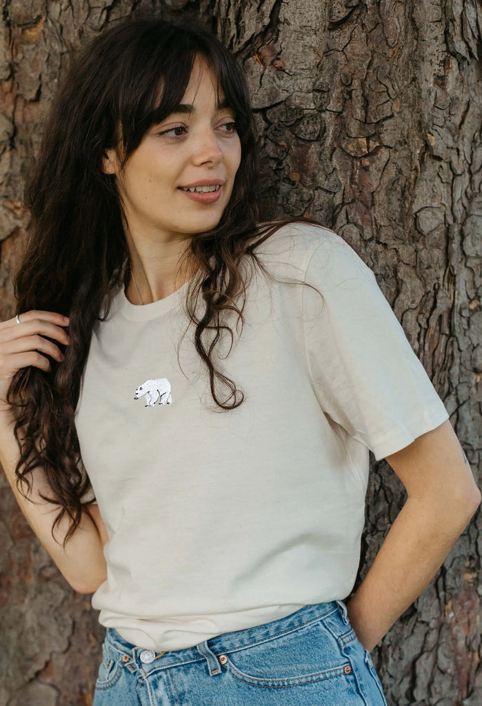 polar bear womens t-shirt Big Wild Thought