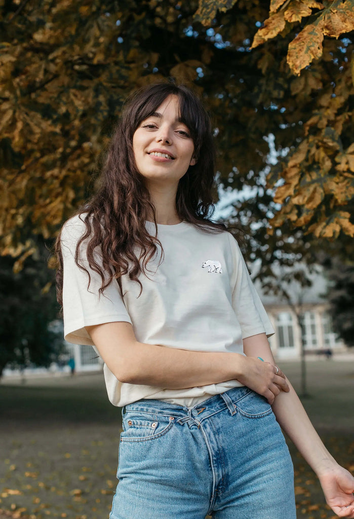 polar bear womens t-shirt Big Wild Thought