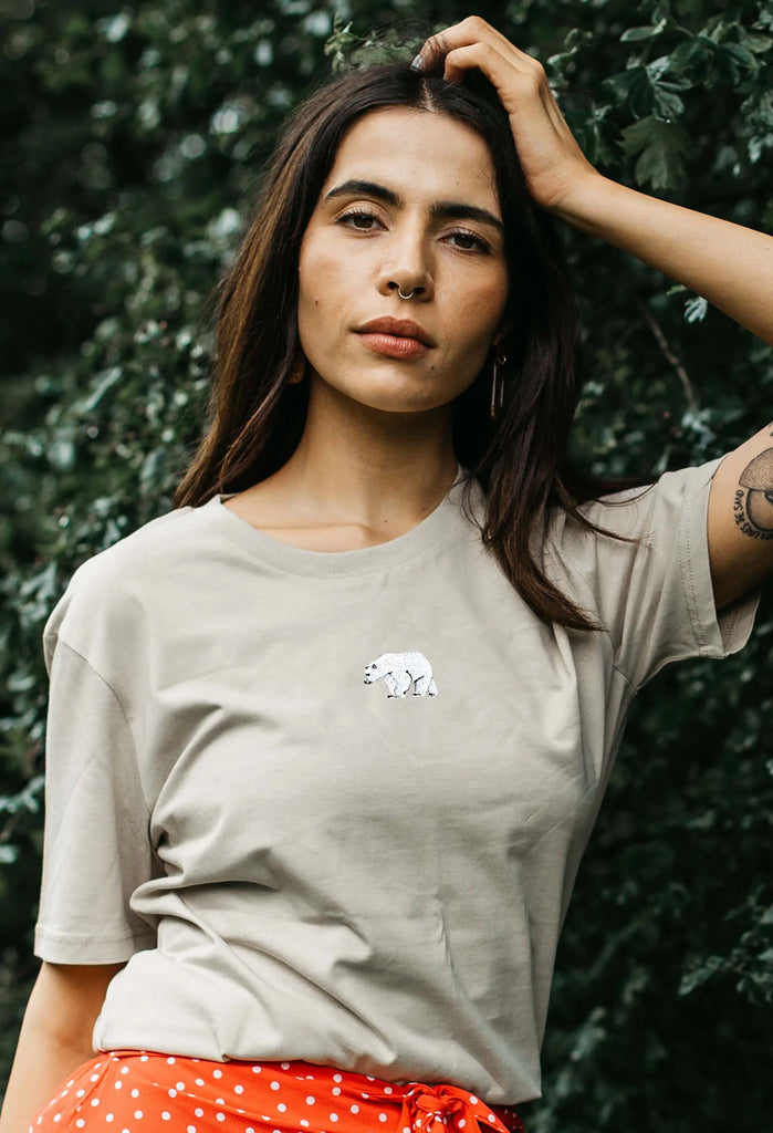 polar bear womens t-shirt Big Wild Thought