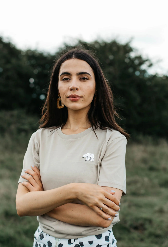polar bear womens t-shirt Big Wild Thought