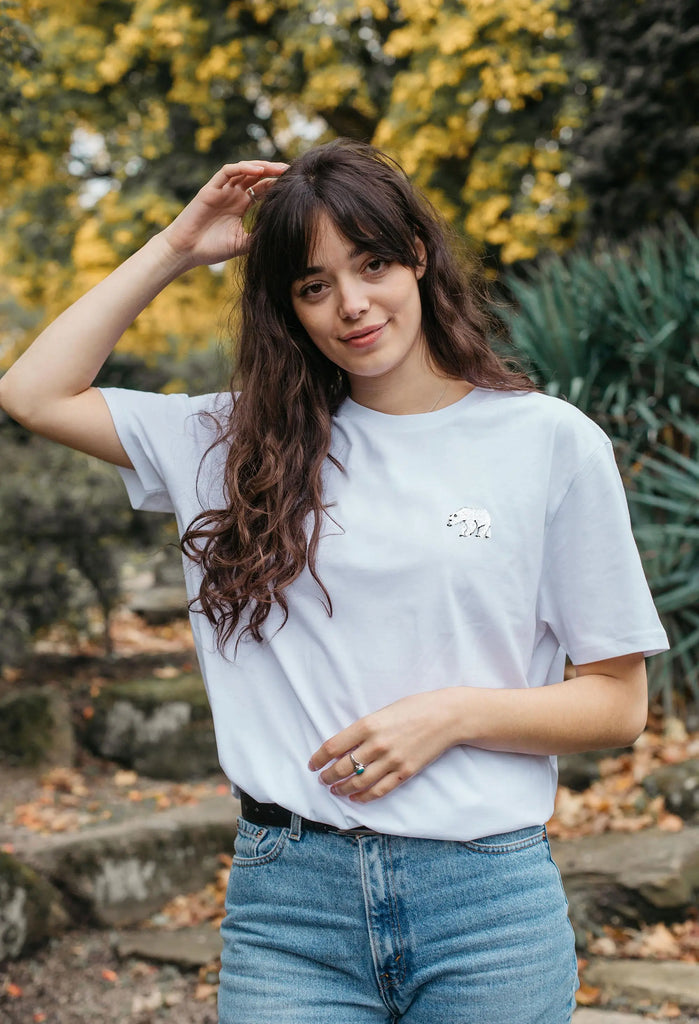 polar bear womens t-shirt Big Wild Thought