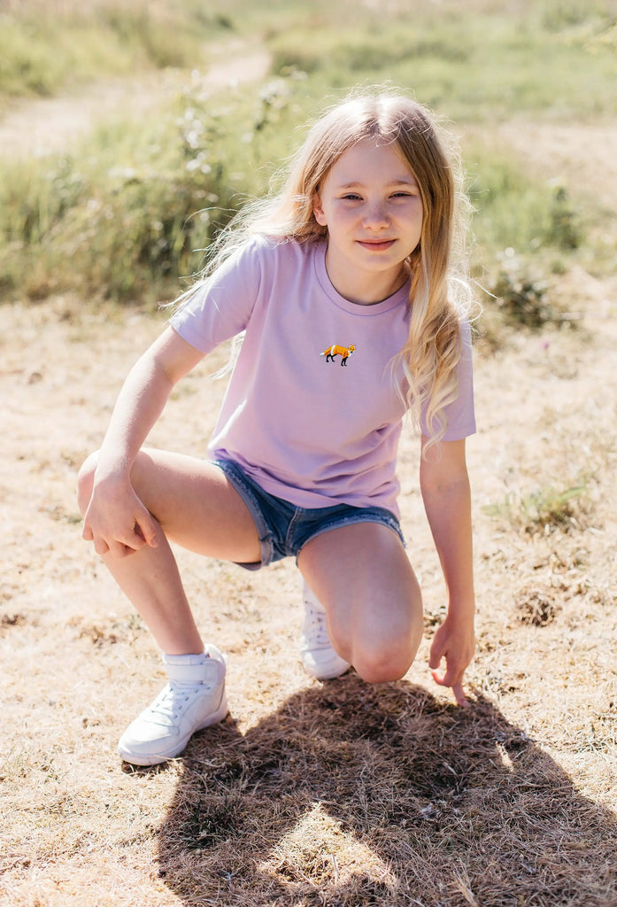 red fox childrens t-shirt Big Wild Thought