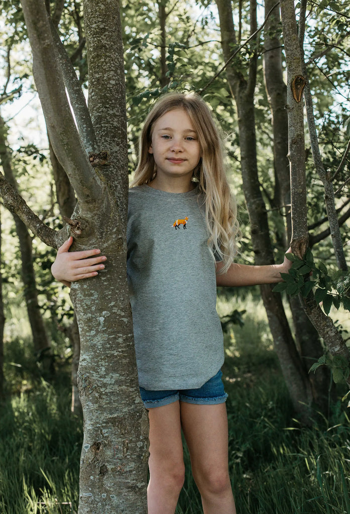 red fox childrens t-shirt Big Wild Thought