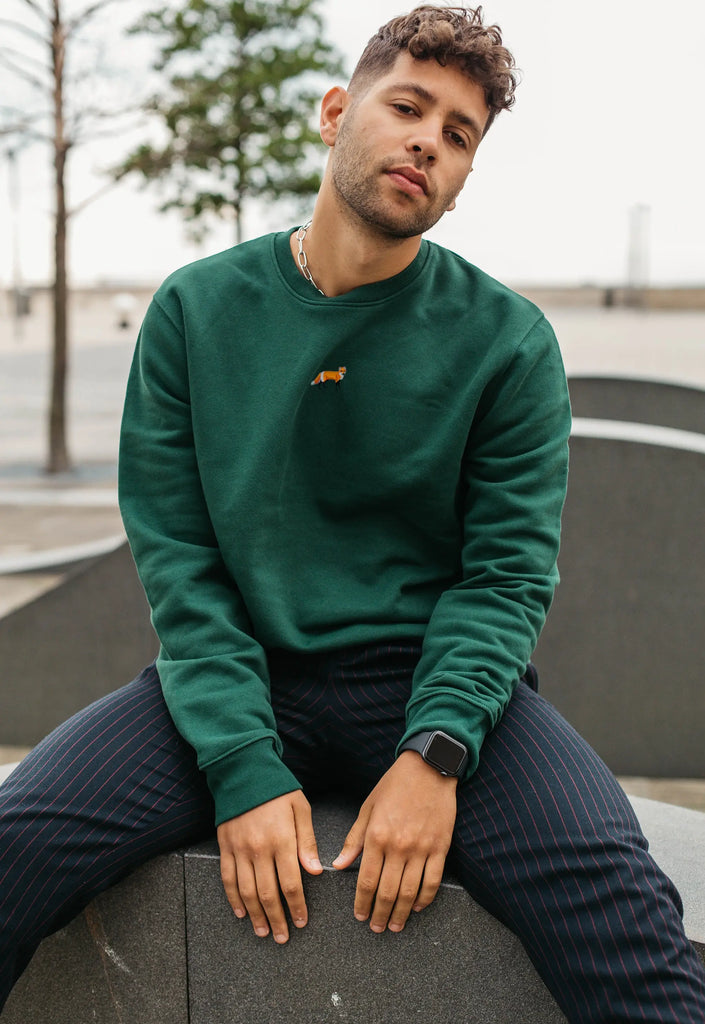 red fox mens sweatshirt Big Wild Thought