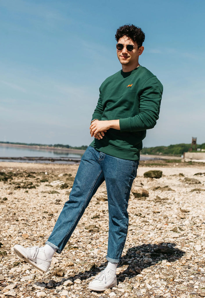 red fox mens sweatshirt Big Wild Thought